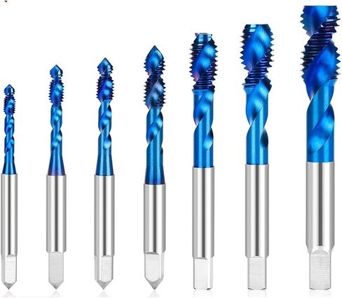 HSS SPORAL TAPS Short Blade TAP TAP Processing الثقوب العمياء M3 M4 M5 M6 M8 M10 M12 TAP METIC TAP TAPLS 1PCS (M3X0.5) in Saudi Arabia