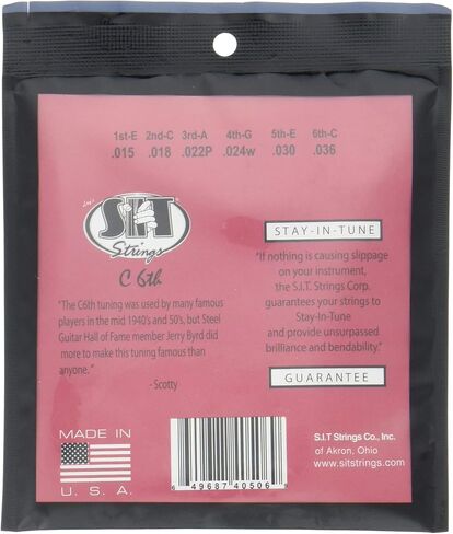 Sit Strings sc6 °C6th Wrap Steel for Semi Flat Strings Non-IC Pedal C – 6th Tuning (Sit Category: String Instruments) in Saudi Arabia