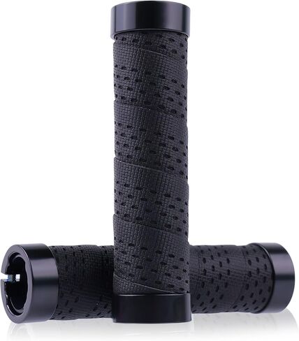 Bicycle Handlebar Grips, Dual-Layer Silicone EVA Construction, Double Lock-on System, Mountain Bike and Road Cycling in Saudi Arabia