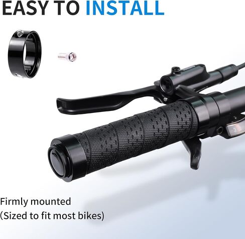 Bicycle Handlebar Grips, Dual-Layer Silicone EVA Construction, Double Lock-on System, Mountain Bike and Road Cycling in Saudi Arabia