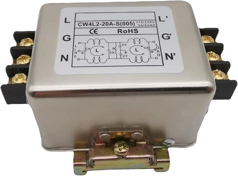 مرشح الطاقة CW4L2-20A-S (005) كتلة خط السكة الحديد 220V 10A20A (CW4L2-30A-S (005) RAIN+Terminalblock) in Saudi Arabia