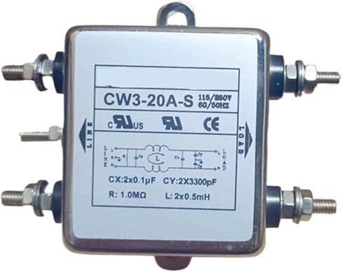 Filter CW3-20A-S15A10A6A-S Single Phase 220V 1A3A Purifier Anti-Interference Device(CW3-20A-S) in Saudi Arabia