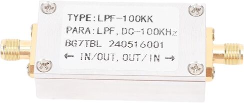 Yunseity Low Pass Filter, Low Pass Filter Module 100 KHZ 50Ohm Input Output Impedance SMA Interface for Sound Processing in Saudi Arabia