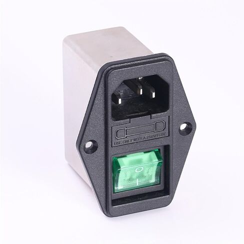 CW2C-10A-V Socket Power Single Fuse AC Power Purifier Filter Inductor(CW2C-3A-Vwithlight) in Saudi Arabia
