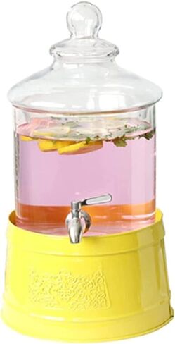 موزع مشروبات بيرة Tist Beer Dispenser ، موزع البيرة ، موزع عصير برميل البيرة ، يمكن للزجاج الشفاف المبرد موزع المشروبات ، مع دلو حامل بار Cask Ale Dispenser in Saudi Arabia