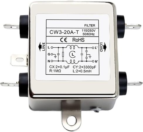 CW3-20A-T Plug-in Power Filter 3A6A10A 220V مرحلة واحدة (CW3-10A-T) in Saudi Arabia
