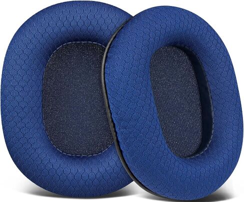 Soulwit Earpads استبدال Audio Technica ATH M50X M50XBT M50RD M40X M30X M20X MSR7 SX1 HEADONES ، وسائد منصات الأذن مع نسيج شبكي متين ، ورغوة عالية الكثافة - أسود - أسود in Kuwait