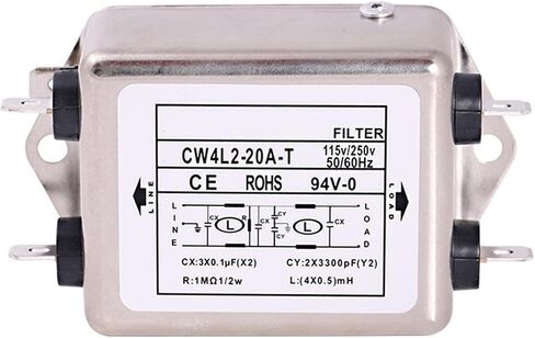 Flud-in Plugy Power Filter CW4L2-20A-T أحادي الطور AC تنقية الطاقة الثنائي القطب (CW4L2-10A-T) in Saudi Arabia