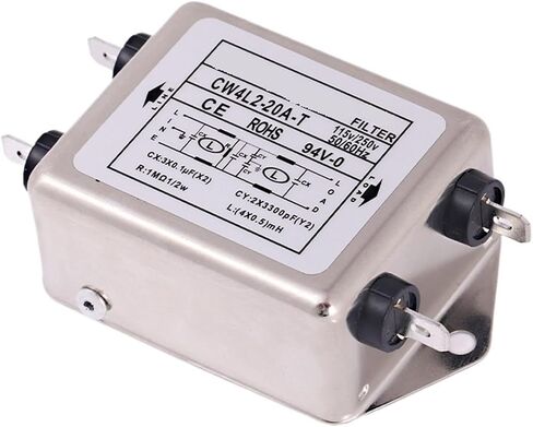Flud-in Plugy Power Filter CW4L2-20A-T أحادي الطور AC تنقية الطاقة الثنائي القطب (CW4L2-10A-T) in Saudi Arabia