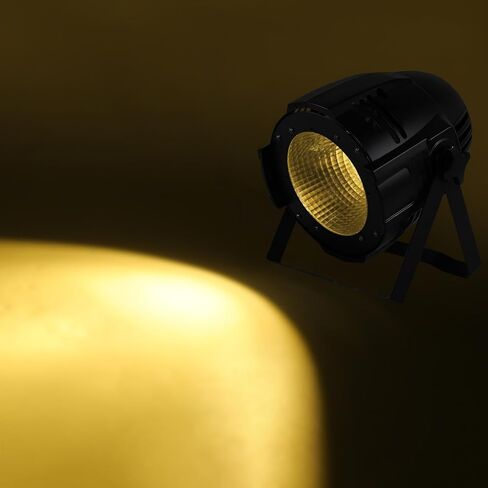 Ridgeyard LED PAR LIGHTS COB 200W DMX512 & SOUND Actived Stage Light Whate White & Cool White Audience Blinder DJ Spot Light Wash Lights for Church Photo Studio Wedding Live Show (1) in Kuwait