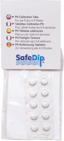 Solaxx Safe Dip pH Buffer Recalibration Tablets Safedip Water Tester - 10-Pack in Saudi Arabia