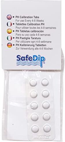 Solaxx Safe Dip pH Buffer Recalibration Tablets Safedip Water Tester - 10-Pack in Saudi Arabia