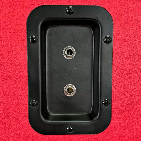 Seismic Audio - 1x12 Guitar Speaker CAB Empty - 7 Ply Birch - 12" Speakerless Cabinet - Red Tolex - Wheat Cloth Grill - Front or Rear Loading Options in Saudi Arabia