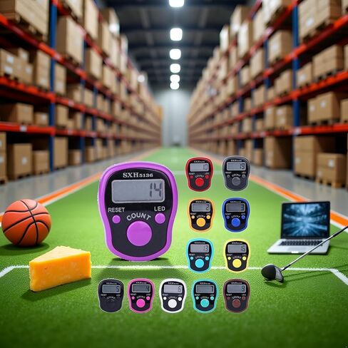 1PC عداد الإصبع ، شاشة رقمية 5 أرقام ، عداد الفرس الأصابع ، عداد الحصيلة الشاشة الرقمية المحمولة ، فقرار مضاد لليد ، لسلع الجولف لحساب Knittin (لون عشوائي) in Saudi Arabia