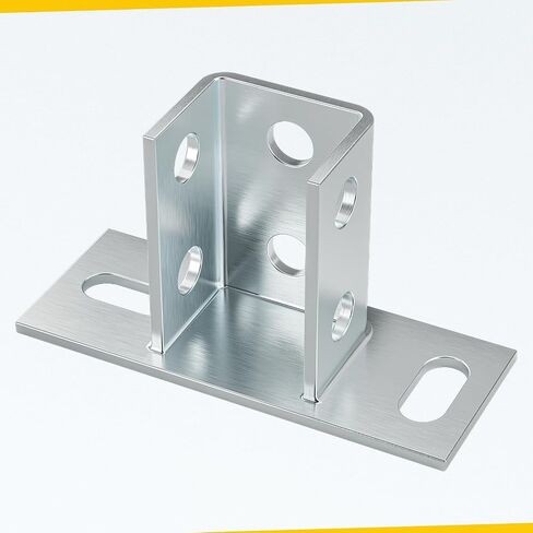 4 Pack U Post Base لـ 1-5/8 "قناة تبختر واحدة ، U Floor Ground Mount in Saudi Arabia