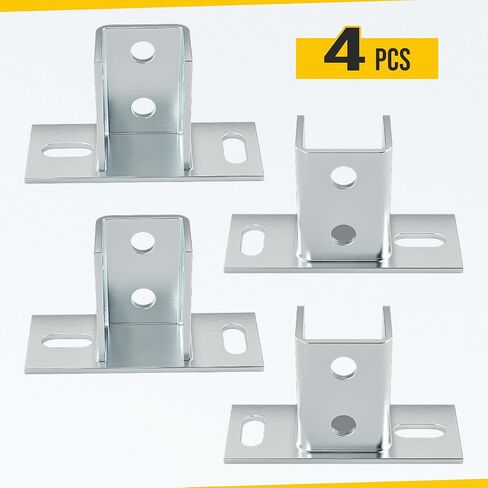 4 Pack U Post Base لـ 1-5/8 "قناة تبختر واحدة ، U Floor Ground Mount in Saudi Arabia