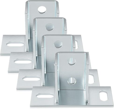 4 Pack U Post Base لـ 1-5/8 "قناة تبختر واحدة ، U Floor Ground Mount in Saudi Arabia