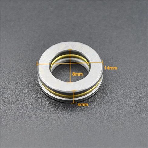 10Pcs F8-14M F8 14m Miniature Thrust Ball Bearing 8 * 14 * 4mm Inner Diameter 8mm Miniature Axial Ball Bearings in Saudi Arabia