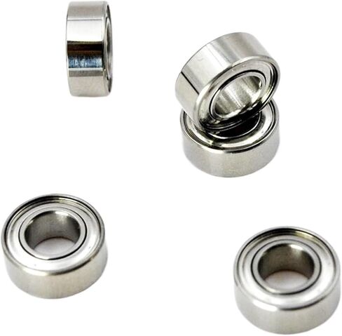 2/10Pcs Hybrid Ceramic Bearing SMR105ZZ Stainless Steel MR105 ZZ 5x10x4mm 1050 Inner Bore 5mm Miniature Ball Bearings(2Pcs) in Kuwait