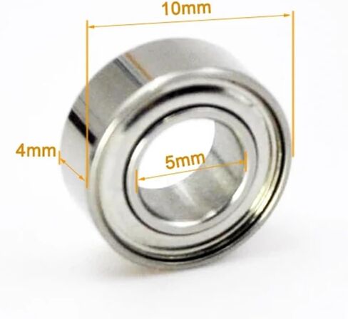 2/10Pcs Hybrid Ceramic Bearing SMR105ZZ Stainless Steel MR105 ZZ 5x10x4mm 1050 Inner Bore 5mm Miniature Ball Bearings(2Pcs) in Kuwait
