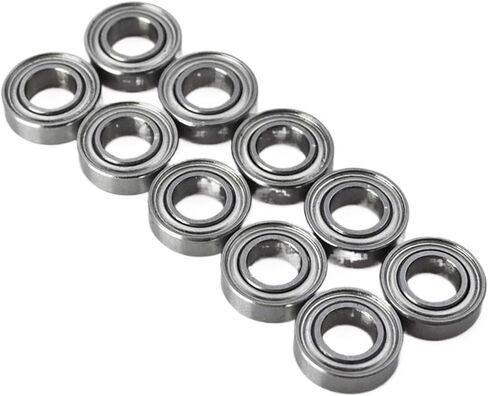 10/100pcs 5 * 10 * 3MM MR105 W3 ZZ 5 10 3 محمل القطر الداخلي 5 مم محامل كرة مصغرة محمية (10 مساءً) in Saudi Arabia
