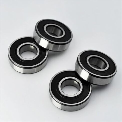 10Pcs 6001 2RS ZZ 12 * 28 * 8mm 6001RS 6001Z DDU 2Z Inner Diameter 12mm Chrome Steel Deep Groove Ball Bearings(6001 2RS Normal) in Saudi Arabia