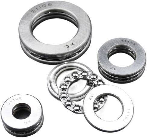 10pcs thrust تحمل 51100 51101 51102 51103 51104 51105 51106 51107 51108 8105 8106 محامل الكرة المحورية (51100 10x24x9mm) in Saudi Arabia