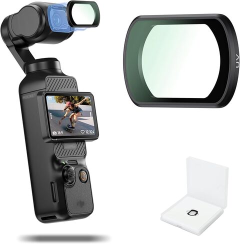 JJC Magnetic UV Filter for DJI Osmo Pocket 3 Creator Combo, Lightweight Lens Protect Filter for Pocket3, Ultra Slim Frame HD Optical & Multi Coated in Saudi Arabia
