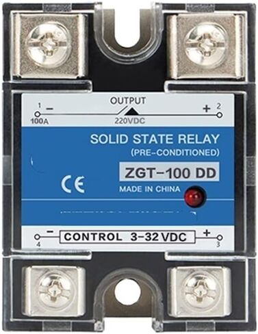 60A 80A 100A DD SSR المرحلة الفردية DC CONTROL DC DIT 12V 24V 32V إلى 5V 110V 220VDC SSR-100DD 60DD 80DD Solid State Relay 1PCS (60DD) in Saudi Arabia