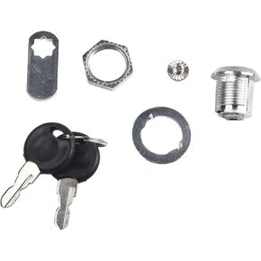 مربع الحرف كامين كامينات أقفال باب خزانة باب خزانة خزانة درج بريد مع 2 مفتاحين 16 مم 25 مم 30 مم 1pcs (25 مم) in Kuwait