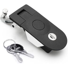Compression Latch Lock Flush Mount Cabinet Lock Zinc Alloy RV Door Lock Lever Hand Operated Compression Latches Hardware 1Pcs(Chrome) in Saudi Arabia
