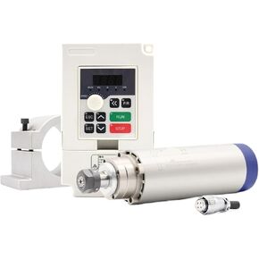 2.2kw ER20 air Cooled Spindle 4 Ceramic Ball Bearings 24000rpm 0.01mm & 2.2kw Variable Frequency Drive & 80mm Bracket(Steel Ball Bearing,110v) in Saudi Arabia