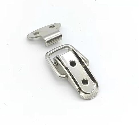 Three Kinds of Materials Duck-Mouth Buckle Toggle Clip Vintage Mini Lock Chest Box Gift Suitcase Case Toggle Hasp Latch 1Pcs(5pcs-201 Steel) in Saudi Arabia