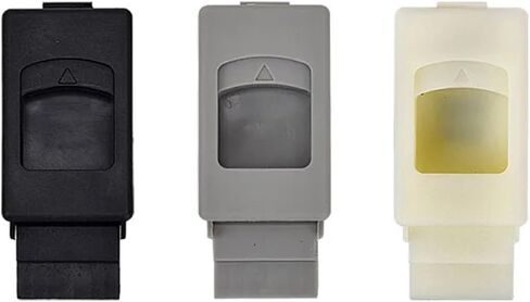 DK725 Plastic Plane Sliding Lock Quick Installation Side Door Latch Cabinet Box Latch 7Pcs(7pcs-Gray-Plastic) in Saudi Arabia