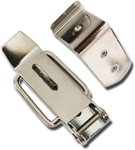 Stainless Steel Hasp Lock Self Locking Toggle Latch Catch Buckle Spring Loaded Latch Catch for Cabinet Boxes Suitcase 503 1Pcs(304 Stainless Steel) in Saudi Arabia