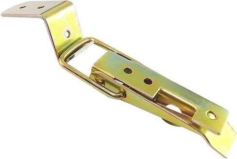 Stainless Steel Hasp Lock Self Locking Toggle Latch Catch Buckle Spring Loaded Latch Catch for Cabinet Boxes Suitcase 503 1Pcs(304 Stainless Steel) in Saudi Arabia