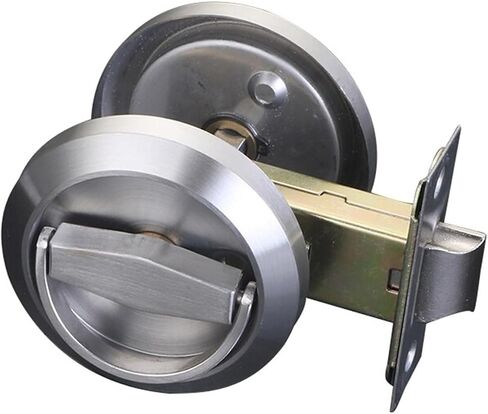 Hidden Door Locks Stainless Steel Handle Recessed Cabinet Invisible Pull Mechanical Outdoor Lock for Fire Proof Hardware 1Pcs(Wire Drawing Set) in Saudi Arabia