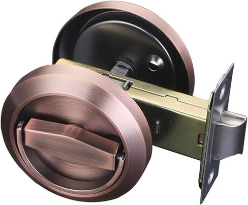 Hidden Door Locks Stainless Steel Handle Recessed Cabinet Invisible Pull Mechanical Outdoor Lock for Fire Proof Hardware 1Pcs(Wire Drawing Set) in Saudi Arabia