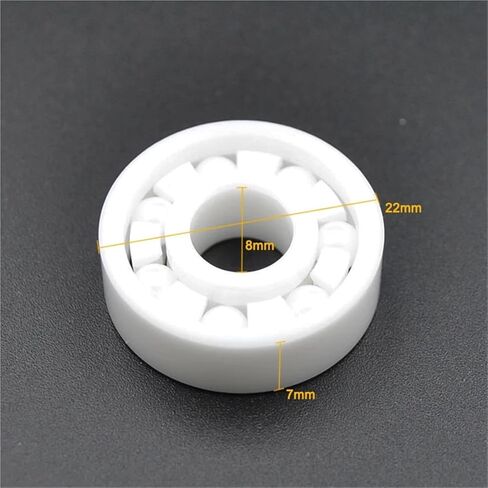 1Pcs Ceramic Bearing Fishing Reels Casting Spinning Reel MR105 MR115 MR126 623CE 693 695 608 ZrO2 Miniature Ball Bearings(MR126CE 6X12X4mm) in Saudi Arabia