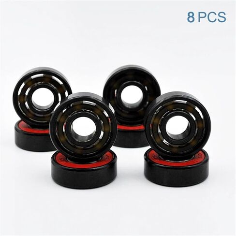 8Pcs 608 2RS Hybrid Ceramic Ball Bearing 8 * 22 * 7mm Bearings in Saudi Arabia