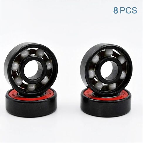 8Pcs 608 2RS Hybrid Ceramic Ball Bearing 8 * 22 * 7mm Bearings in Saudi Arabia