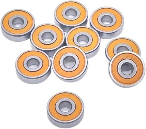 695-2RS Orange Sealed Bearing 5 * 13 * 4 Mm Miniature Ball Bearings 5Pcs in Saudi Arabia
