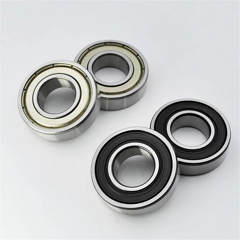 10pcs 6002 2RS ZZ 15 * 32 * 9mm 6002rs 6002z DDU 2Z القطر الداخلي 15 مم محامل كروم للأخدود العميق (6002 ZZ عادي) in Saudi Arabia