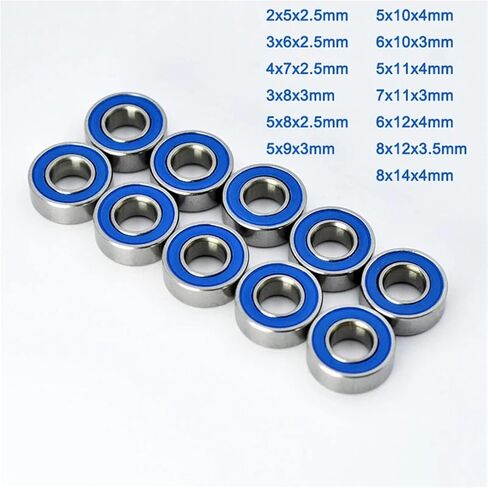 10pcs الفولاذ المقاوم للصدأ SMR52 SMR63 SMR74 SMR83 SMR85 SMR95 SMR105 SMR106 SMR115 1050 1150 2RS محمل كرة محمل مصغرة (SMR83 3X8X3MM) in Saudi Arabia