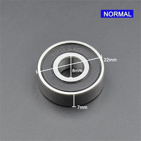 10pcs 100pcs 608 zz 2rs 8 * 22 * ​​7mm 608zz 2z DDU 608RS محامل 8 مم محمل عجلة التزلج على الجليد (608 2RS Premium ، 10pcs) in Saudi Arabia