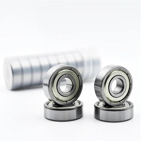10pcs 100pcs 608 zz 2rs 8 * 22 * ​​7mm 608zz 2z DDU 608RS محامل 8 مم محمل عجلة التزلج على الجليد (608 2RS Premium ، 10pcs) in Saudi Arabia