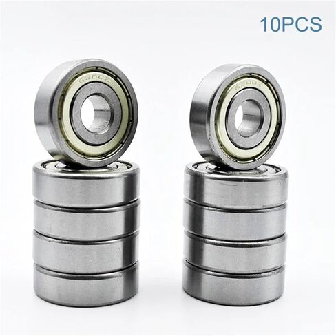 10Pcs 6200 2RS ZZ 10 * 30 * 9mm 6200ZZ DDU 2Z Inner Diameter 10mm Chrome Steel Deep Groove Ball Bearings(6200 ZZ Premium) in Saudi Arabia