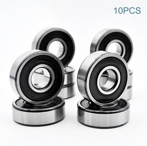 10Pcs 6200 2RS ZZ 10 * 30 * 9mm 6200ZZ DDU 2Z Inner Diameter 10mm Chrome Steel Deep Groove Ball Bearings(6200 ZZ Premium) in Saudi Arabia