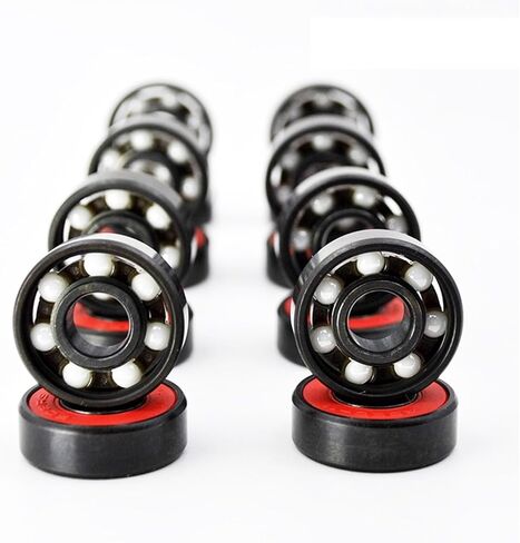 16Pcs 608 2RS Hybrid Ceramic Ball Bearing 8 * 22 * 7mm High Speed Roller Skate Skateboard Wheel Miniature Longboard Bearings in Saudi Arabia