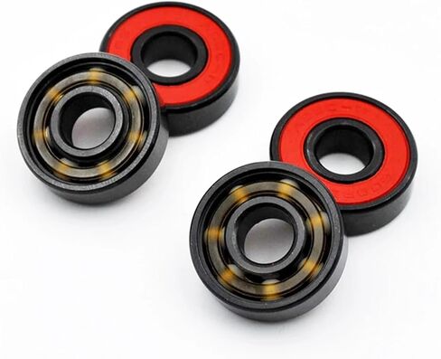 16Pcs 608 2RS Hybrid Ceramic Ball Bearing 8 * 22 * 7mm High Speed Roller Skate Skateboard Wheel Miniature Longboard Bearings in Saudi Arabia